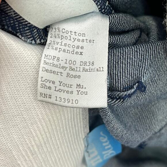 Show Me Your Mumu Berkeley Bell Rainfall Desert Rose Embroidered Jeans XS Flare - Picture 11 of 11